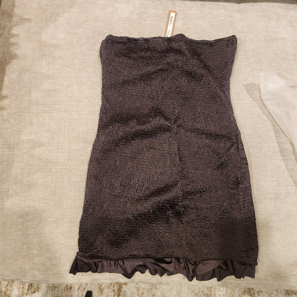 Skims Large Phoenix Satin Swim Ruched Mini Dress NWT